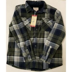 Boston Traders MBRB110 Plush Lined Flannel Shirt Jacket XL NWT Sherpa Winter